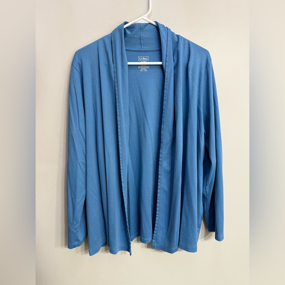 LL Bean Open Front Cardigan
